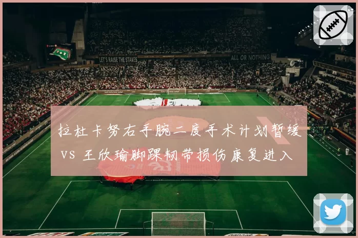 拉杜卡努右手腕二度手术计划暂缓 vs 王欣瑜脚踝韧带损伤康复进入冲刺，英国与中国新星复出窗口期错位